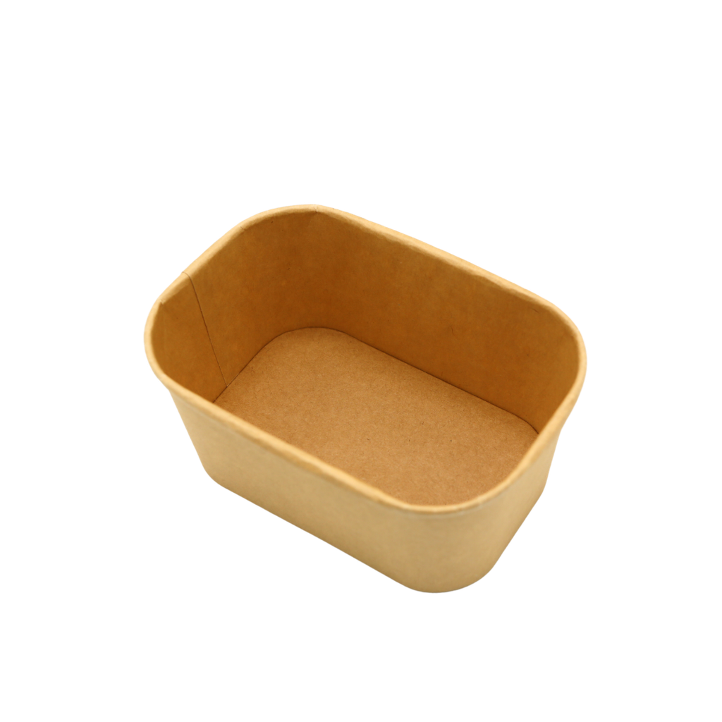 Kraft meal box rectangle (1000ml;300pcs)