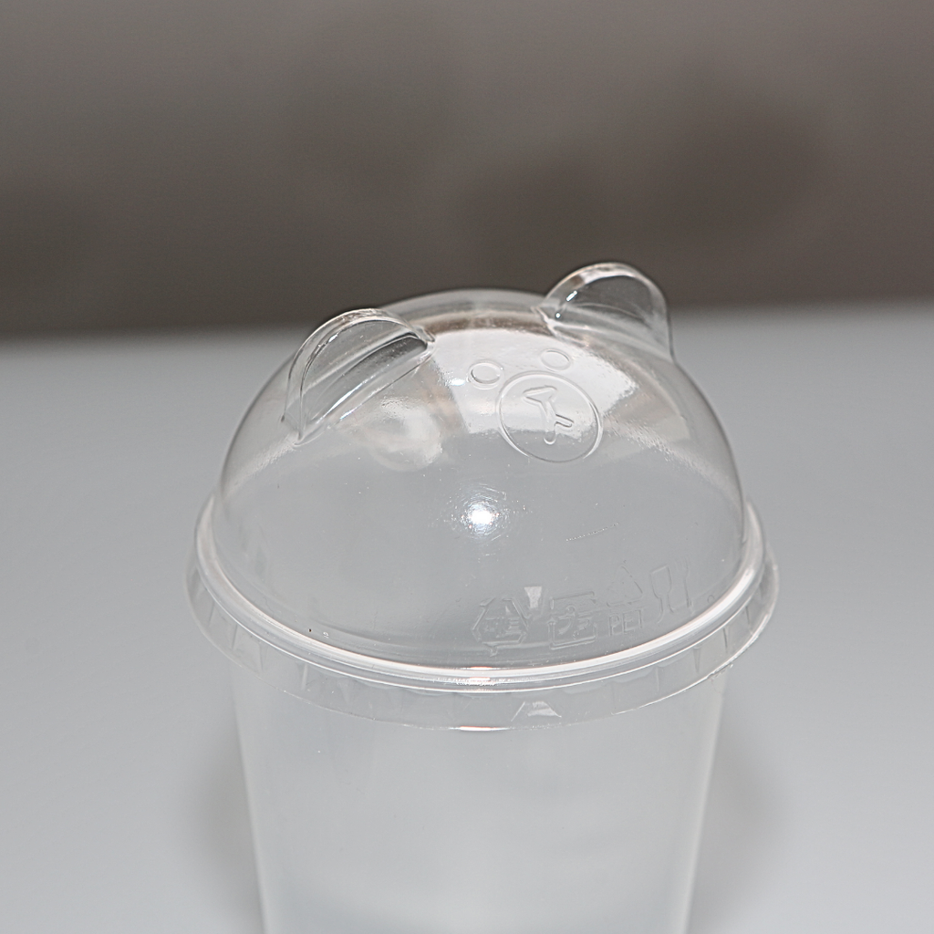 PET Panda-Shaped lid(90mm;1000pcs)