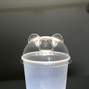 PET Panda-Shaped lid(90mm;1000pcs)