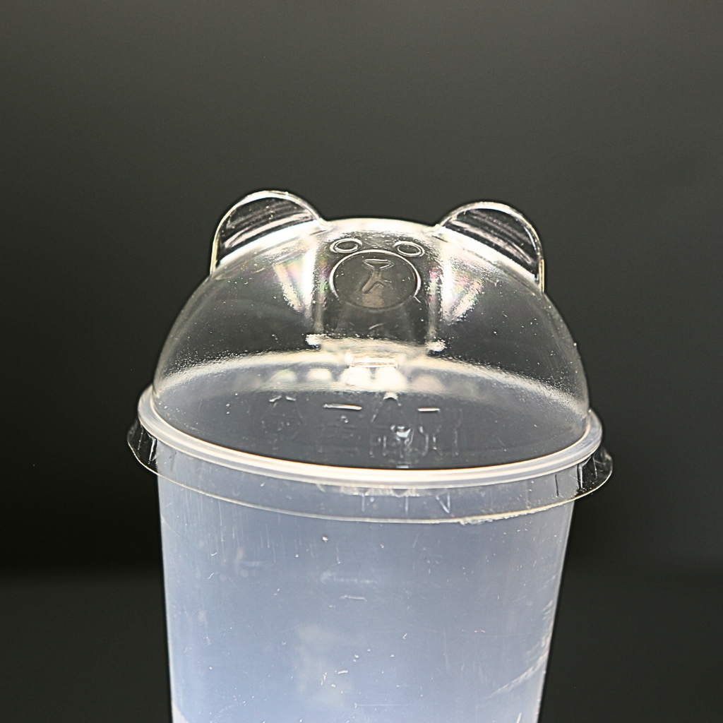 PET Panda-Shaped lid(90mm;1000pcs)