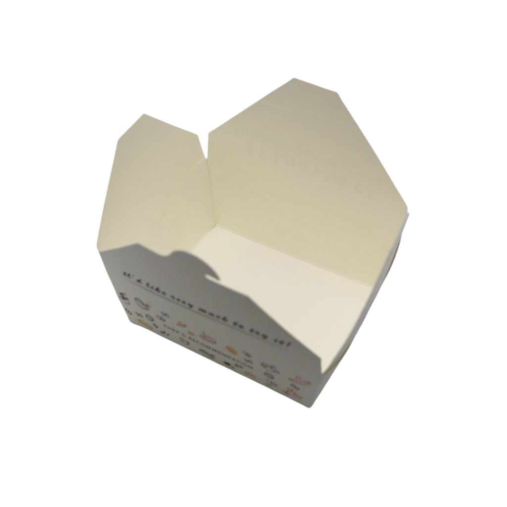 White Kraft Meal Box Cat Logo(2000ml;200pcs)