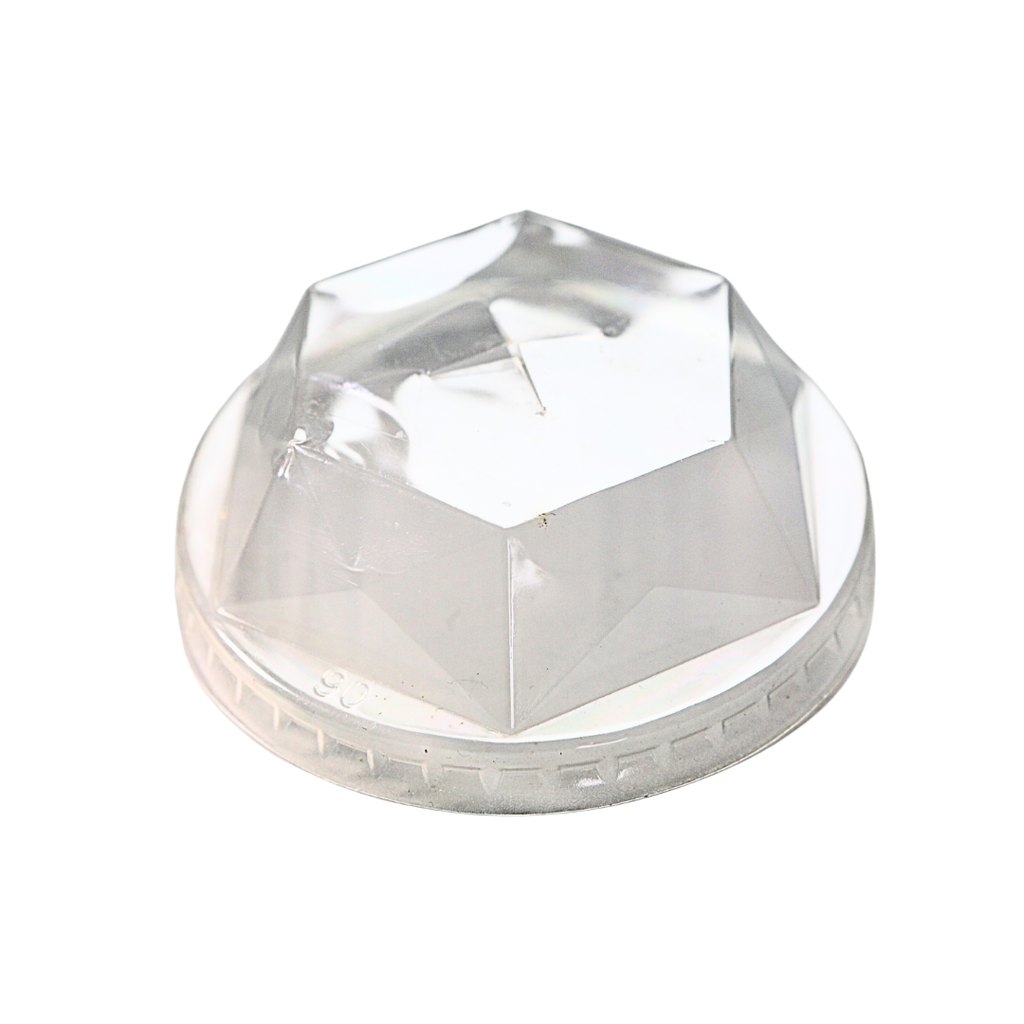 90mm PET Diamond  Lid  (transparent; 1000pcs)
