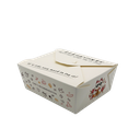 White Kraft Meal Box Cat Logo(2000ml;200pcs)