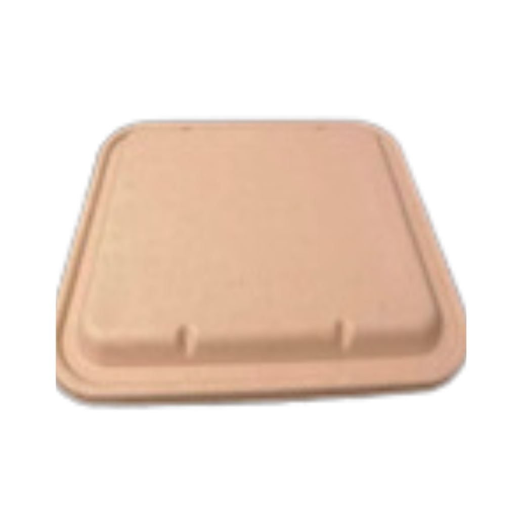 Square Pulp lid voor pulp meal box  (23.2*20.2*1.8cm;200pcs)