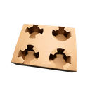Kraft Carrying Tray(splittable)(17.5*21.6*3.5cm;300pcs)