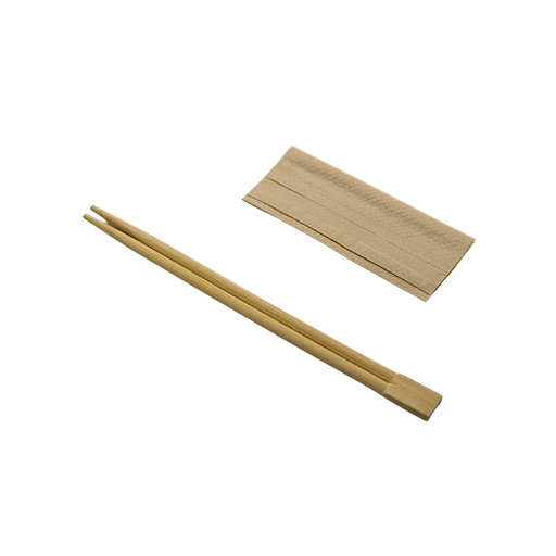 Bamboe Bestekset (eetstokjes+servet) 500pcs