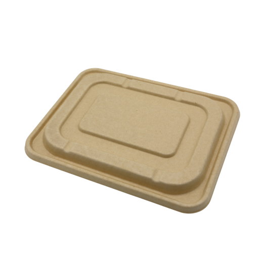 [GT089101] 本色纸浆餐盒盖（大）(28.9*22.3*2cm;200pcs)