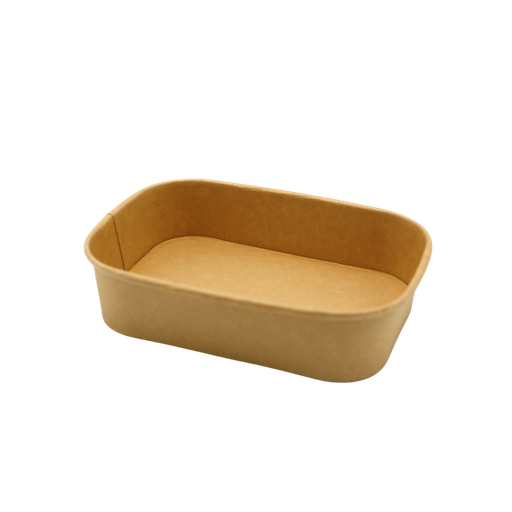 [GT083110] Kraft meal box rectangle (500ml;300pcs)
