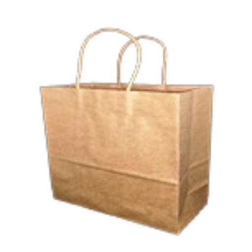 [GT085104] No.4 Nature Kraft Handle Bag(120g/m2;40*22*28cm;200pcs)