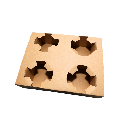 [GT085100] Kraft Carrying Tray(splittable)(17.5*21.6*3.5cm;300pcs)